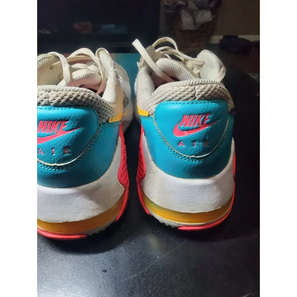 Nike Air Max Excee Men's Sneakers White Dusty Cactus Teal HF4854-100 Size 10